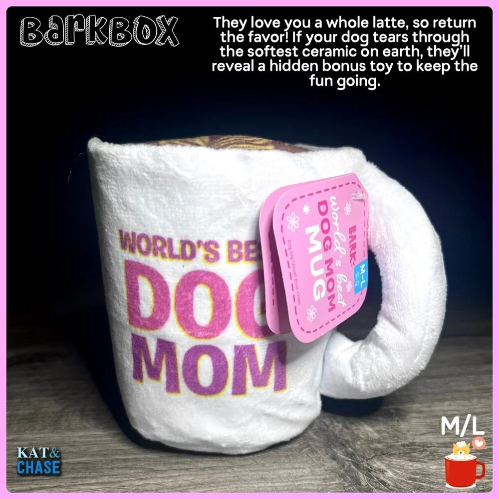 New Barkbox Bark Box Best Dog Mug M L Mom Medium Large Mother’s Day